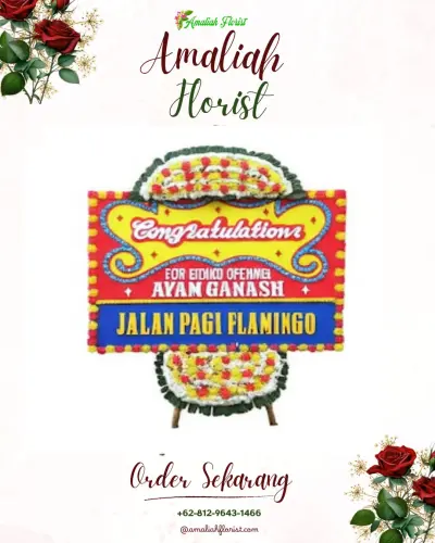 Bunga Papan Congratulation di Bontihing